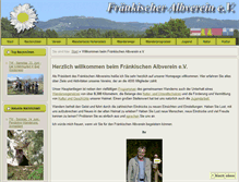 Tablet Screenshot of fraenkischer-albverein.de